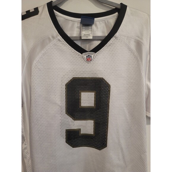 Women's L New Orleans Saints #9 Drew Brees NFL On Field  Jersey 21x25” - Picture 2 of 10